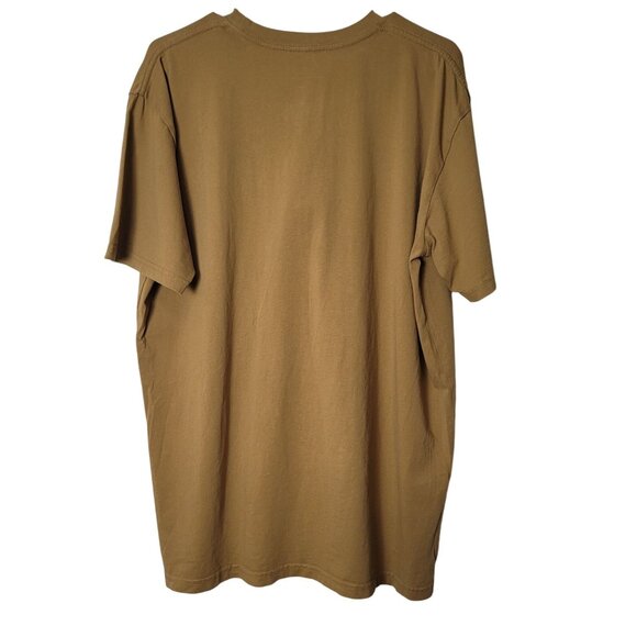 Burial Graphic Tee X-Large 100% Combed Cotton Tan Short Sleeve Crewneck Unisex - Picture 5 of 6